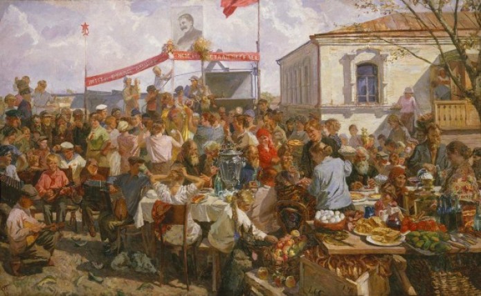 Аркадий Пластов. Колхозный праздник.