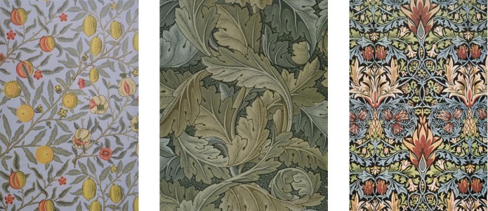Обои по рисункам Уильяма Морриса