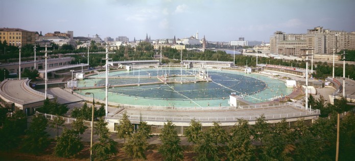 Бассейн «Москва», 1967 год.