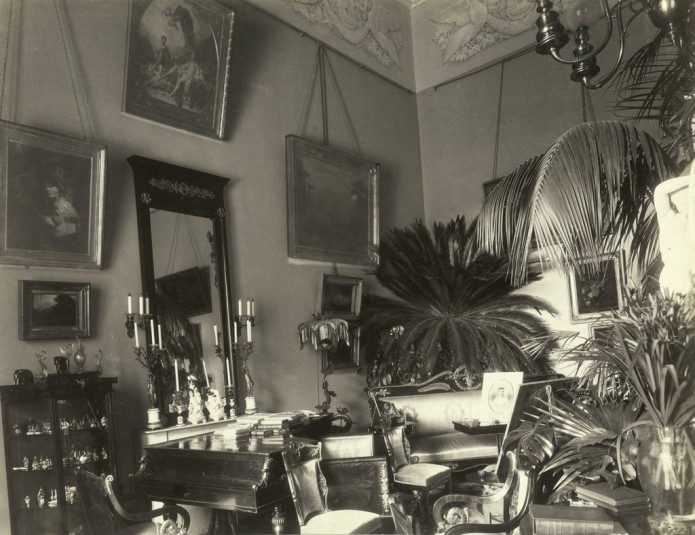 Салон, фрагмент интерьера, усадьба Архангельское