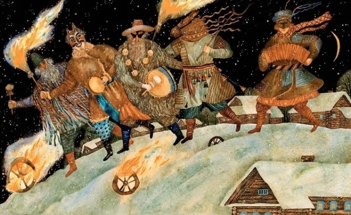 Вера Павлова – Иллюстрация к книге Русские праздники