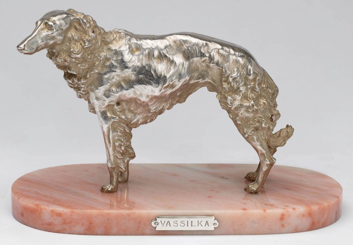 Фигурка Вассильки – борзой королевы Александры, 1908. Королевская коллекция