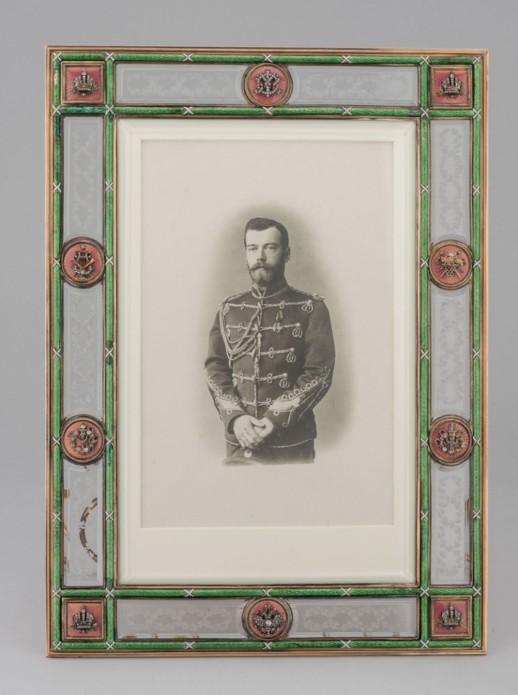 Рамка с портретом императора Николая II, 1898. Музей Фаберже