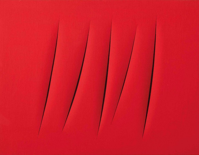 Лучо Фонтана «Пространственная концепция. Ожидания» (1961)